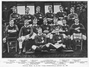 Welsh International Football Team, 2nd January 1892